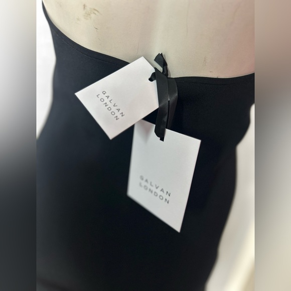 Galvan London CLEOPATRA DRESS - BLACK (M) - Picture 7 of 14
